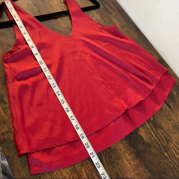 hollister red blouse tank flowy fit size XS - Picture 6 of 6
